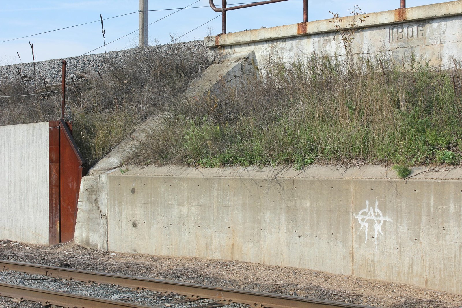 West abutment